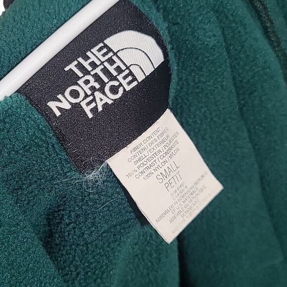 The North Face Men's Denali Jacket Green Vintage Size Small - Picture 4 of 6